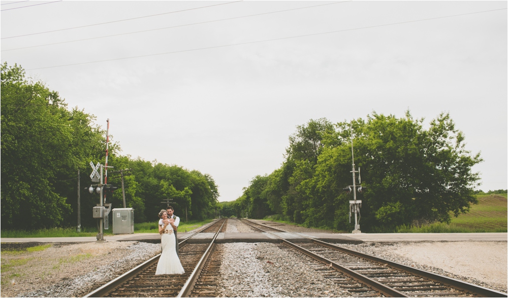 train tracks wedding