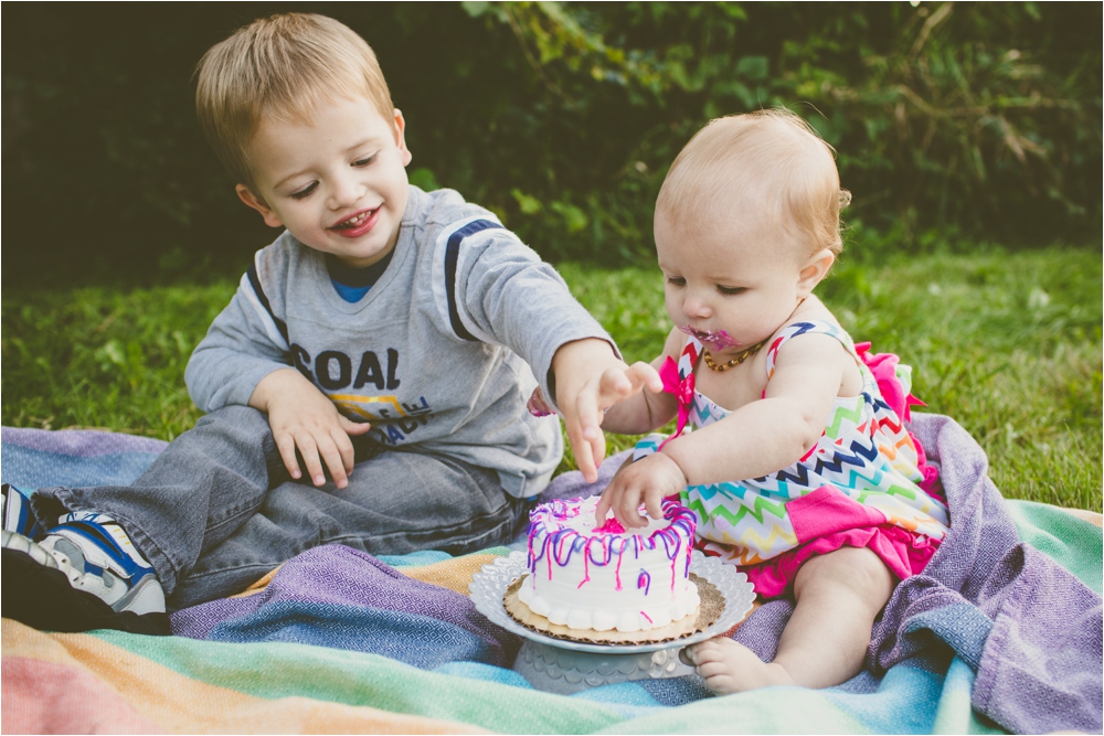 first birthday cake smash studio 29 photography