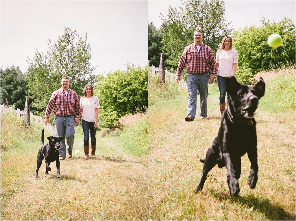 Dog Engagement Photos Studio 29 Photography