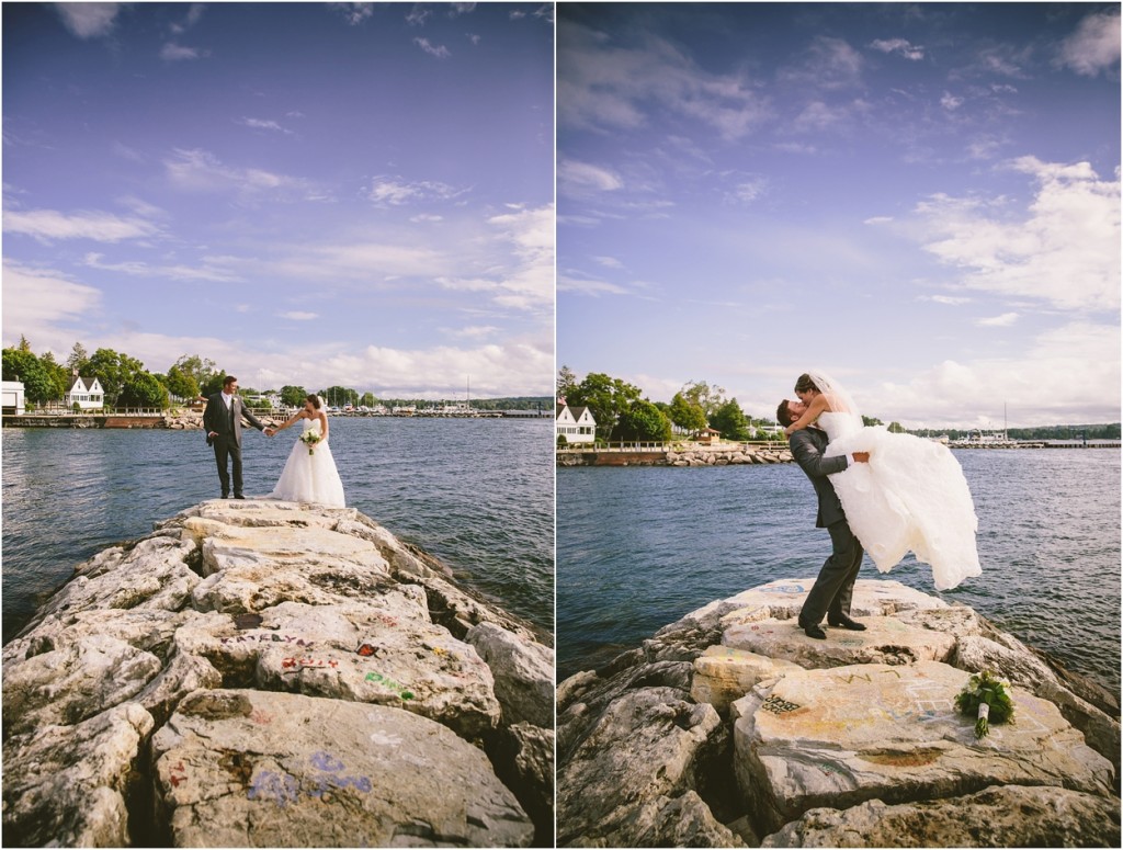 egg harbor door county wedding