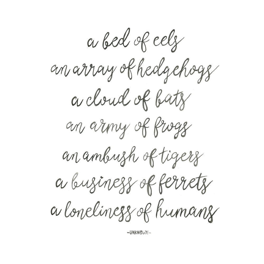 loneliness of humans