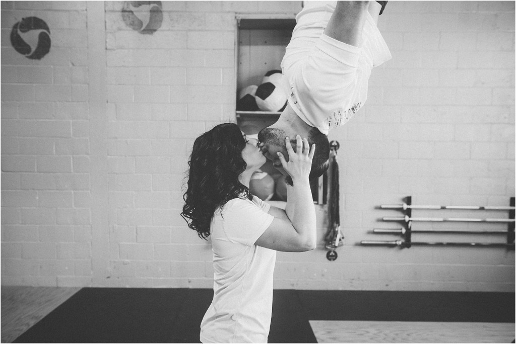 crossfit engagement session