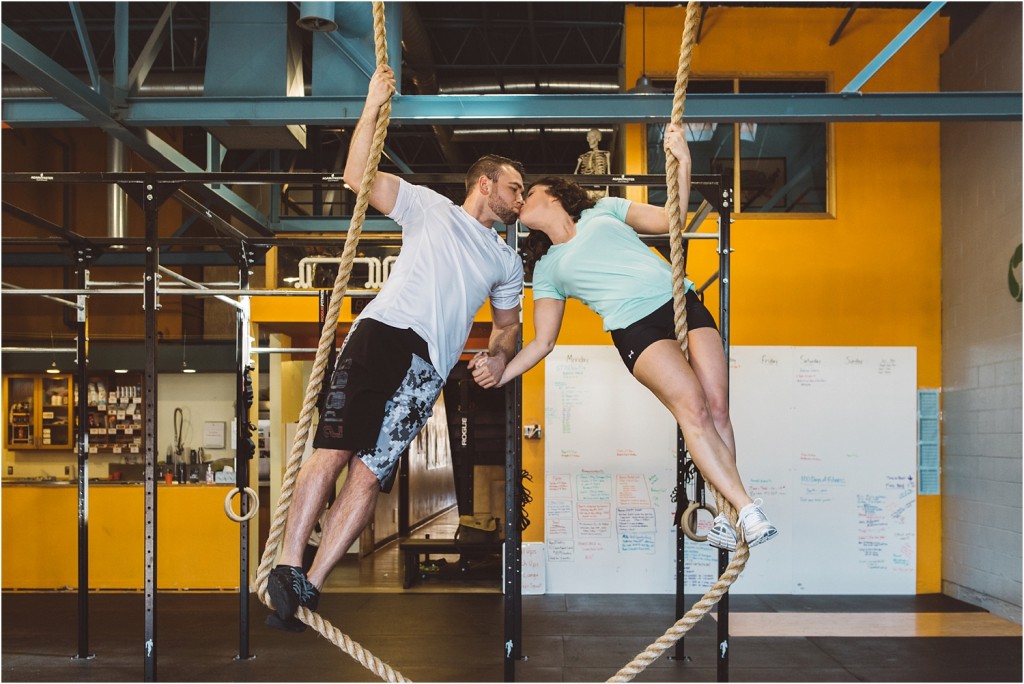 crossfit engagement session