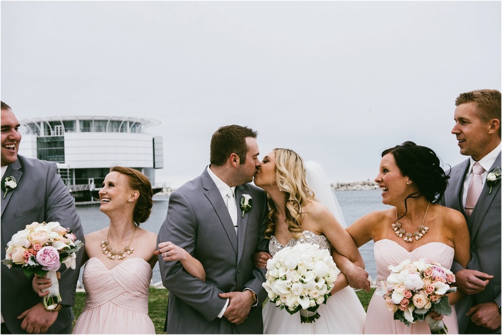 pier wisconsin wedding
