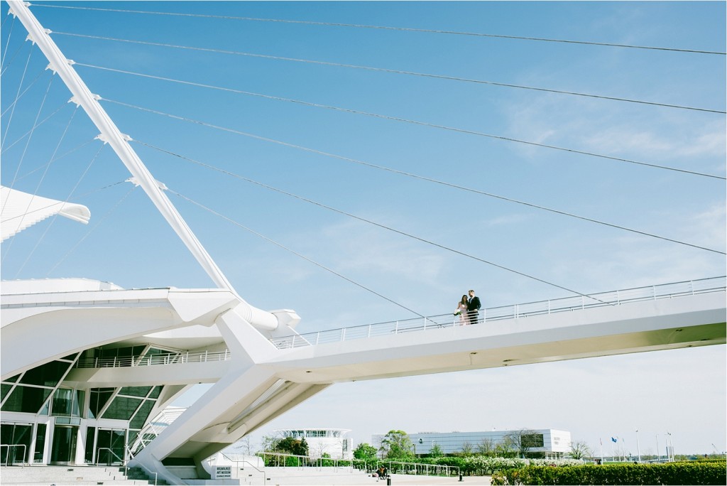 milwaukee art museum wedding photography