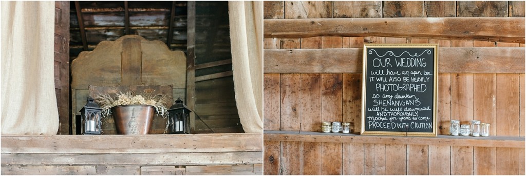 rustic barn at prairie gardens wedding