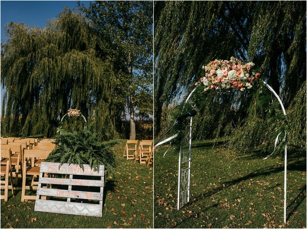 rustic barn at prairie gardens wedding