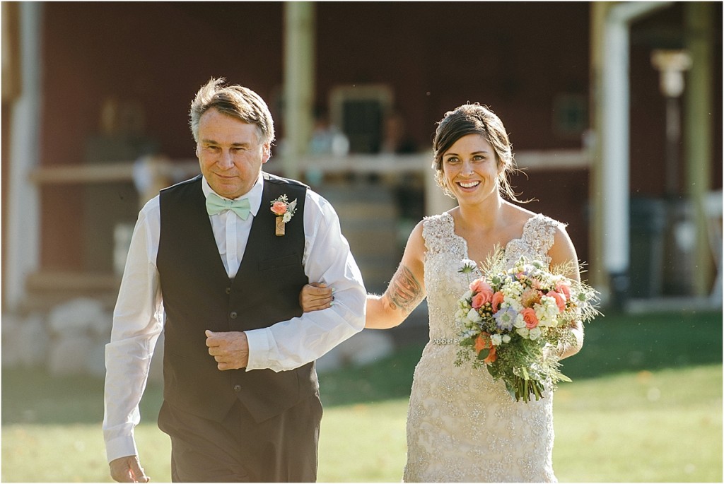 rustic barn at prairie gardens wedding