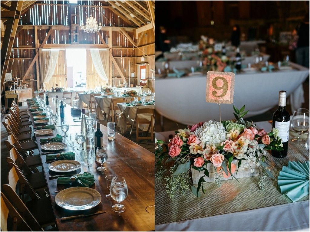 rustic barn at prairie gardens wedding