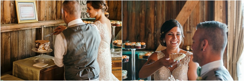 rustic barn at prairie gardens wedding