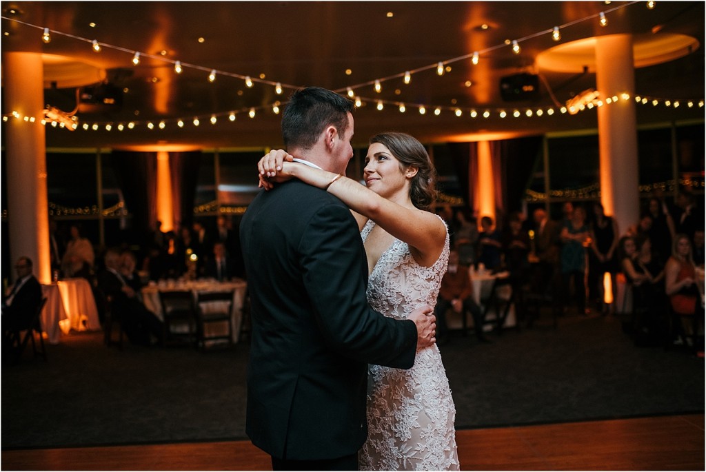 pier Wisconsin wedding
