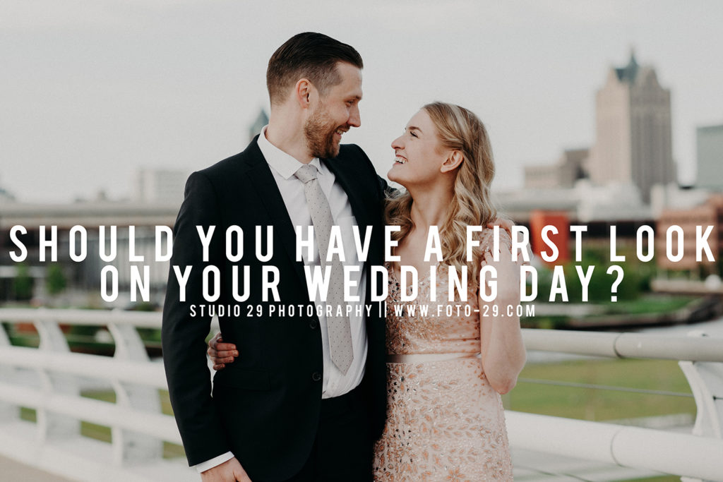 first look on your wedding day