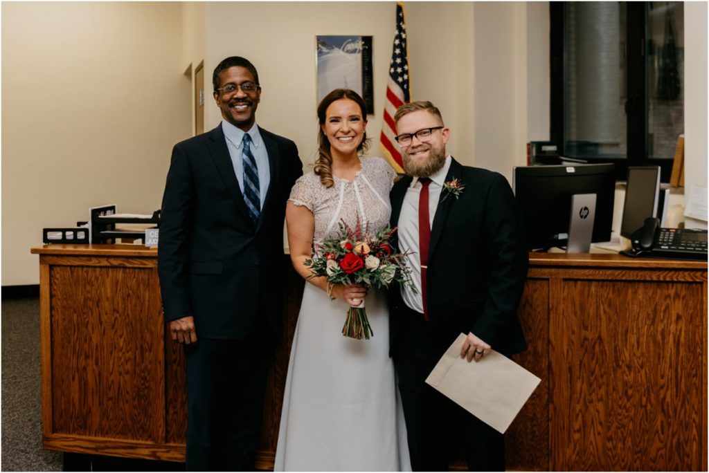 Milwaukee elopement wedding photography