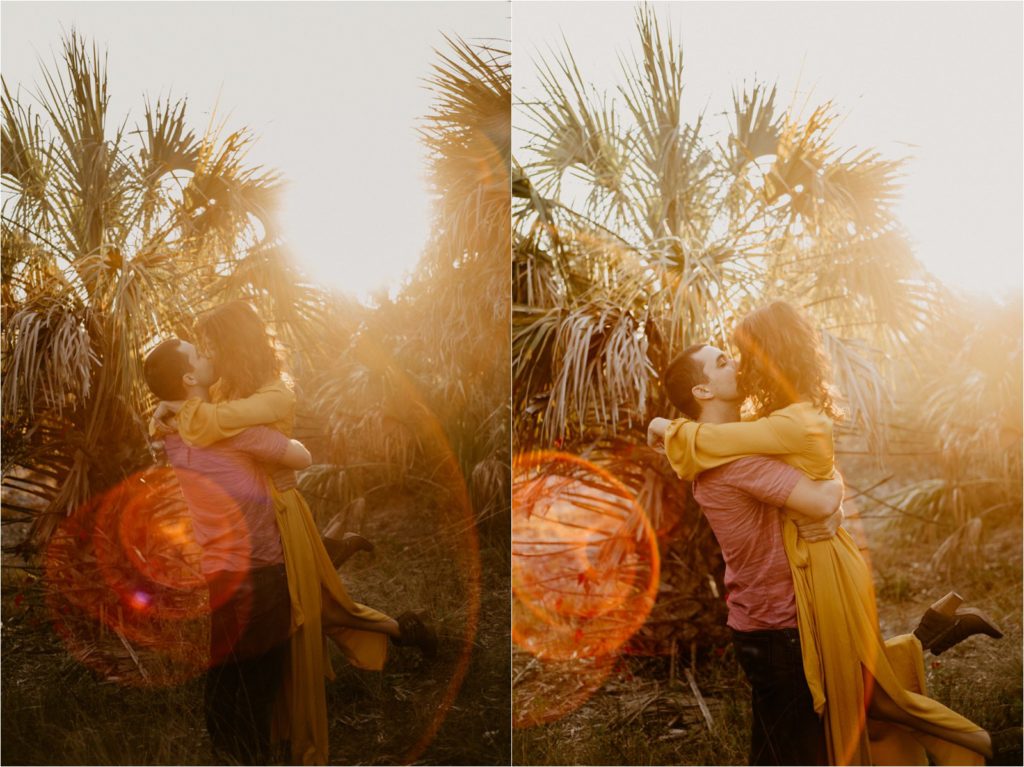 Tampa engagement photography Honeymoon island