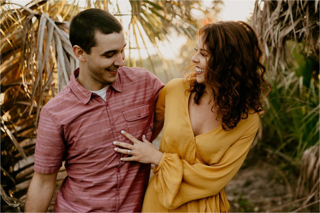 Tampa engagement photography Honeymoon island
