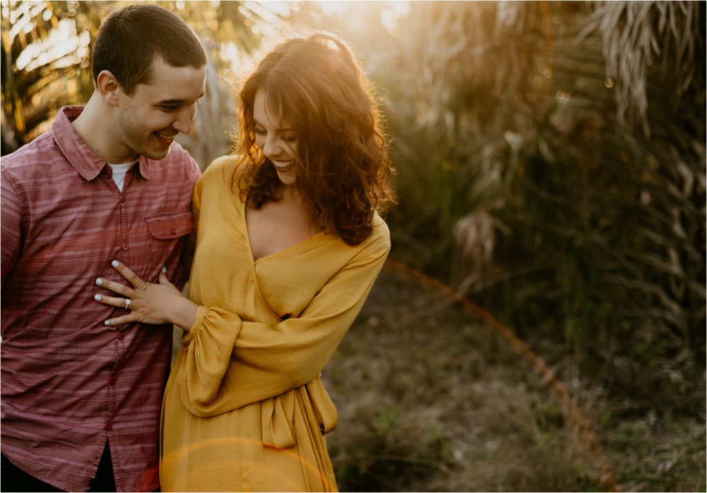 Tampa engagement photography Honeymoon island