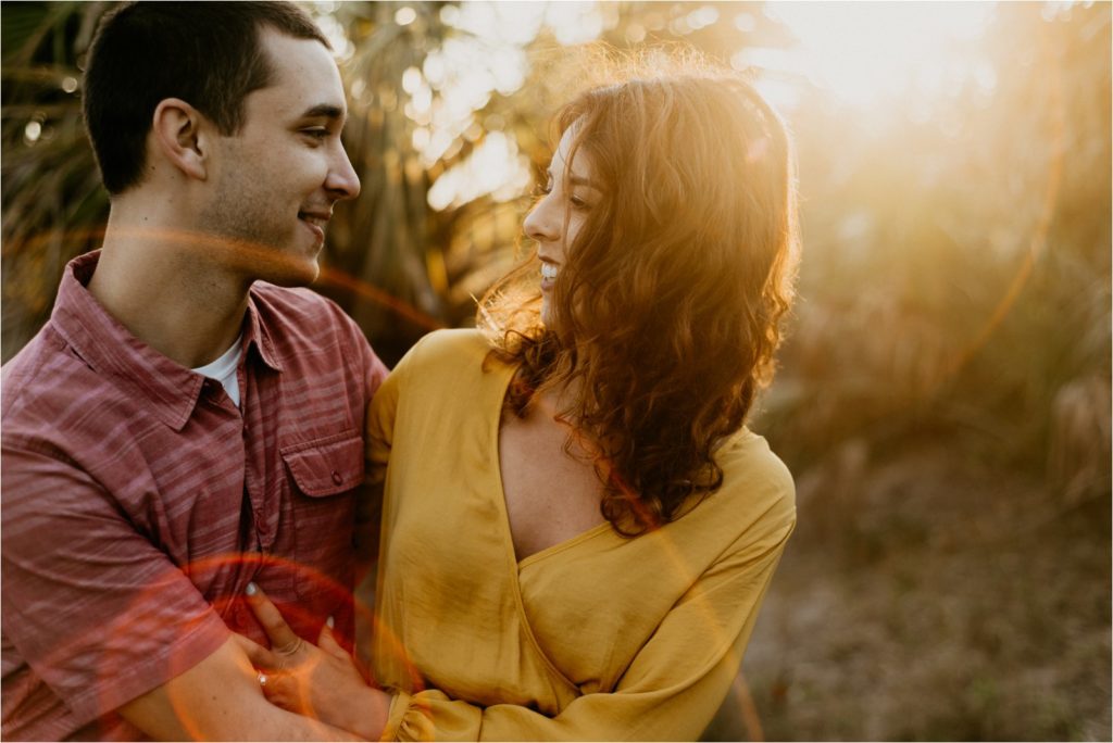 Tampa engagement photography Honeymoon island