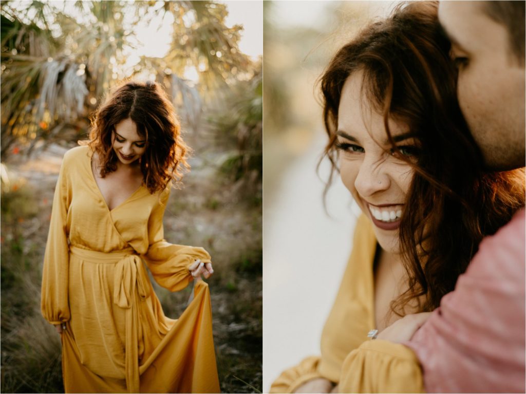 Tampa engagement photography Honeymoon island