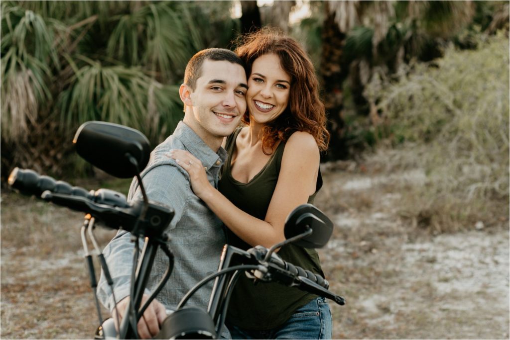 Tampa engagement photography Honeymoon island