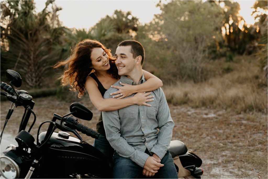 Tampa engagement photography Honeymoon island