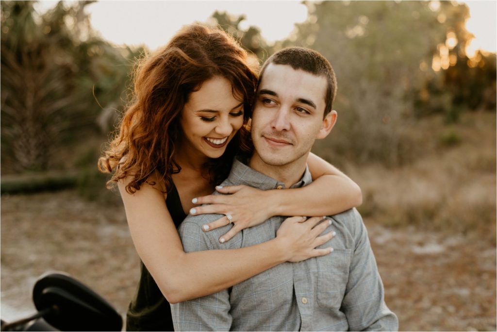 Tampa engagement photography Honeymoon island