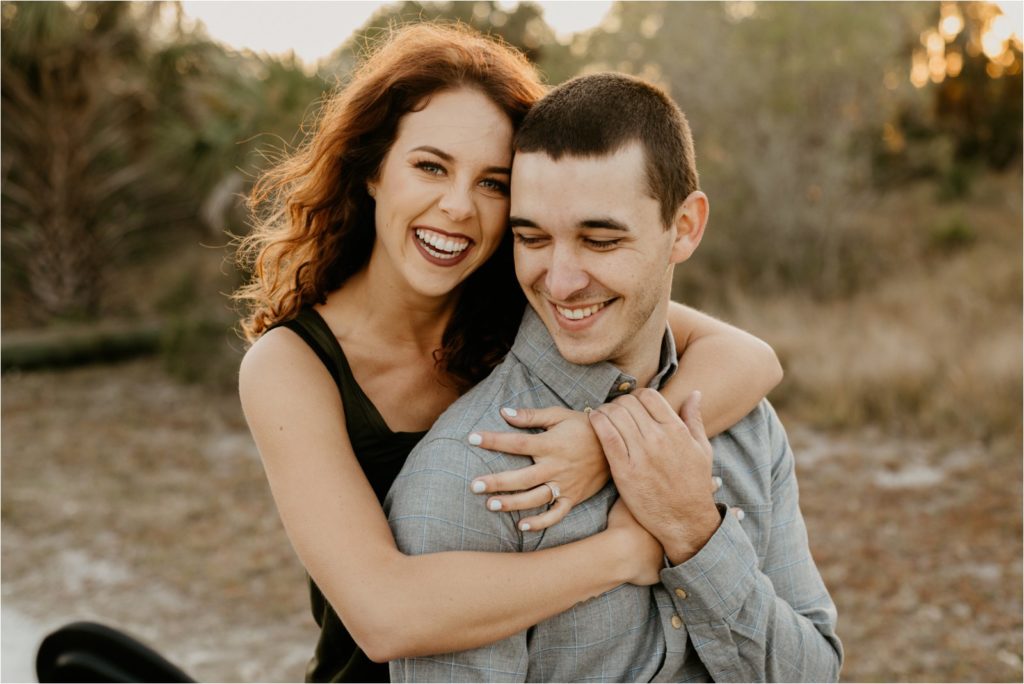 Tampa engagement photography Honeymoon island