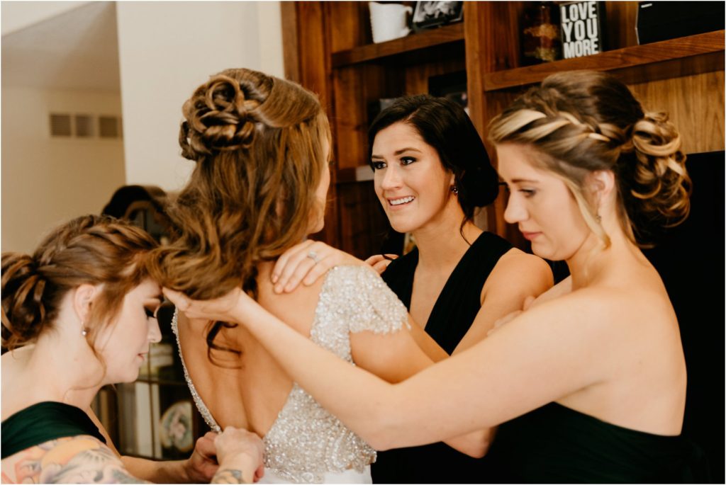 Golden Colorado Winter Wedding 