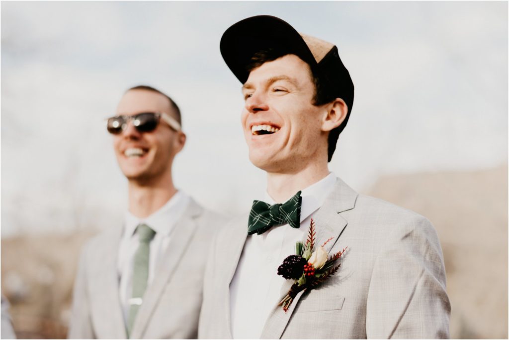 Golden Colorado Winter Wedding 