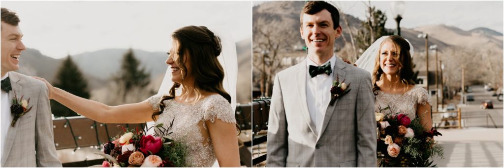 Golden Colorado Winter Wedding 