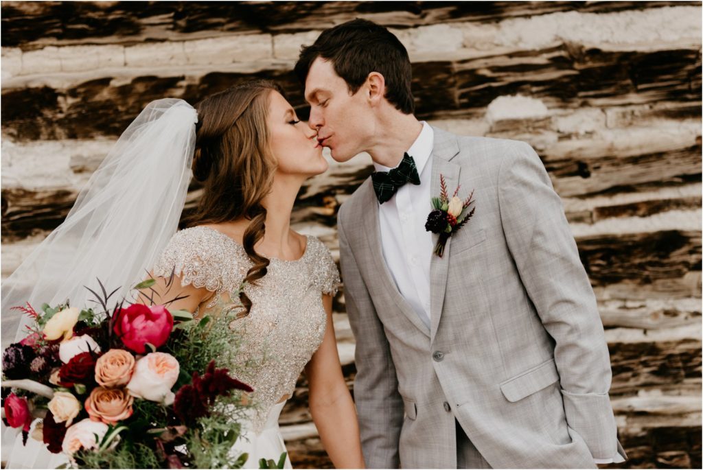 Golden Colorado Winter Wedding 