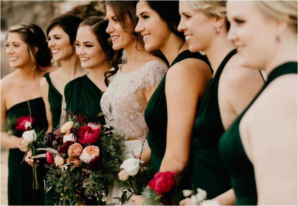Golden Colorado Winter Wedding 