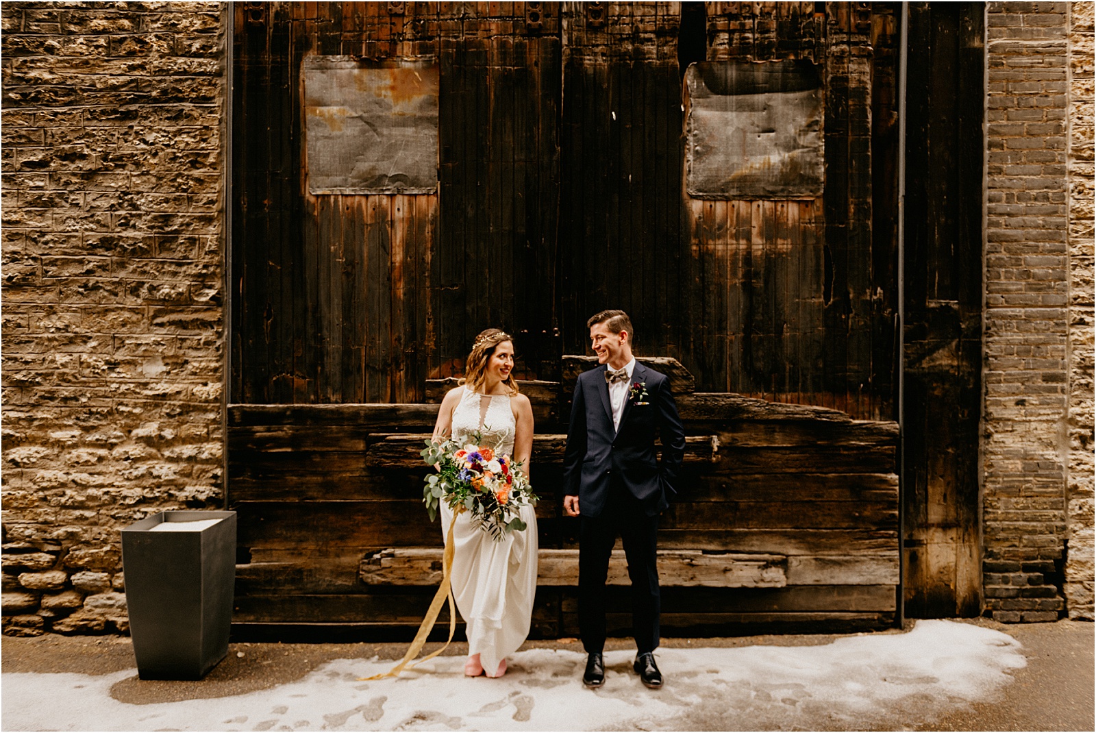 Industrial Minneapolis Minnesota Wedding Photographer