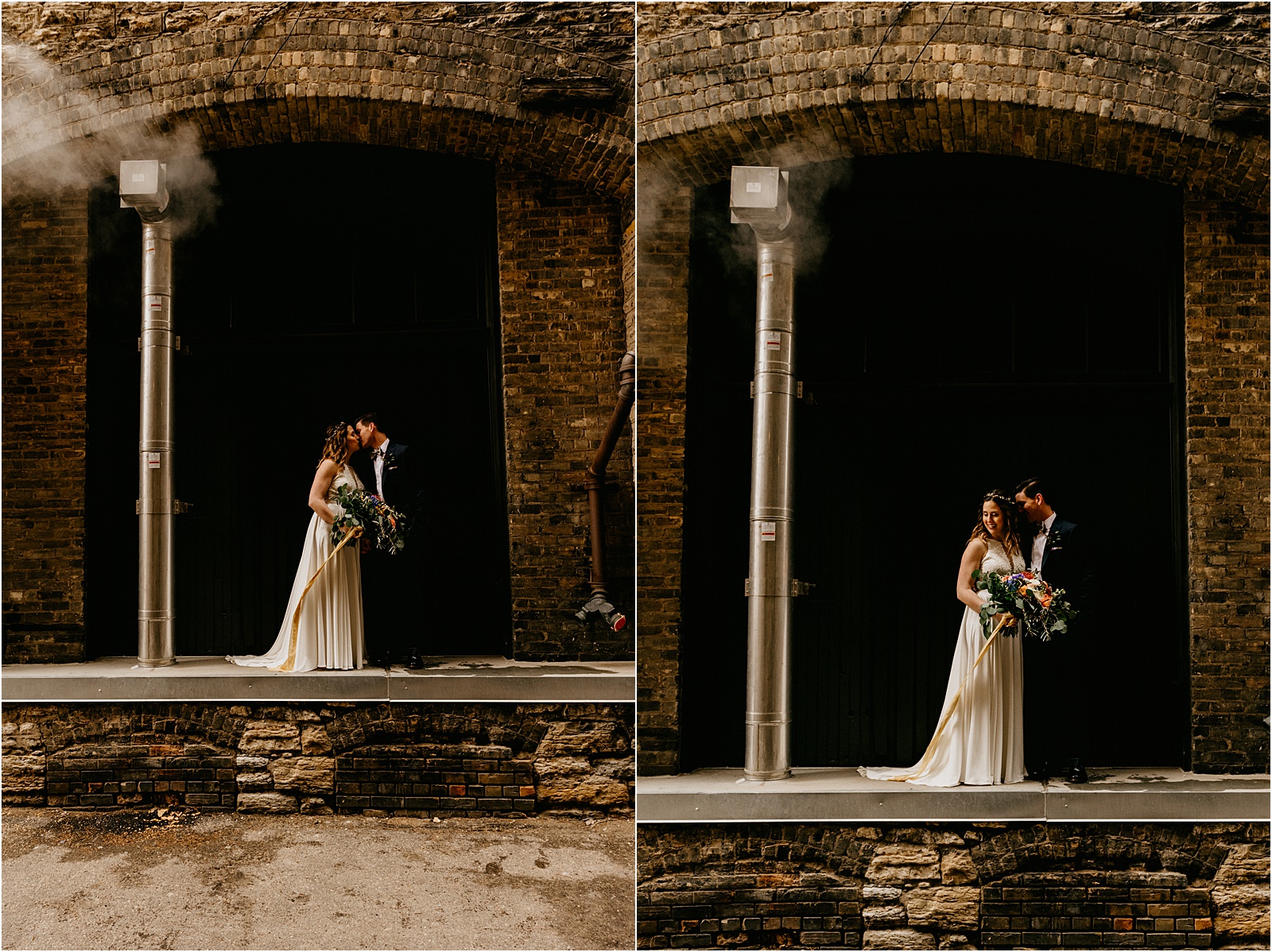 Industrial Minneapolis Minnesota Wedding Photographer