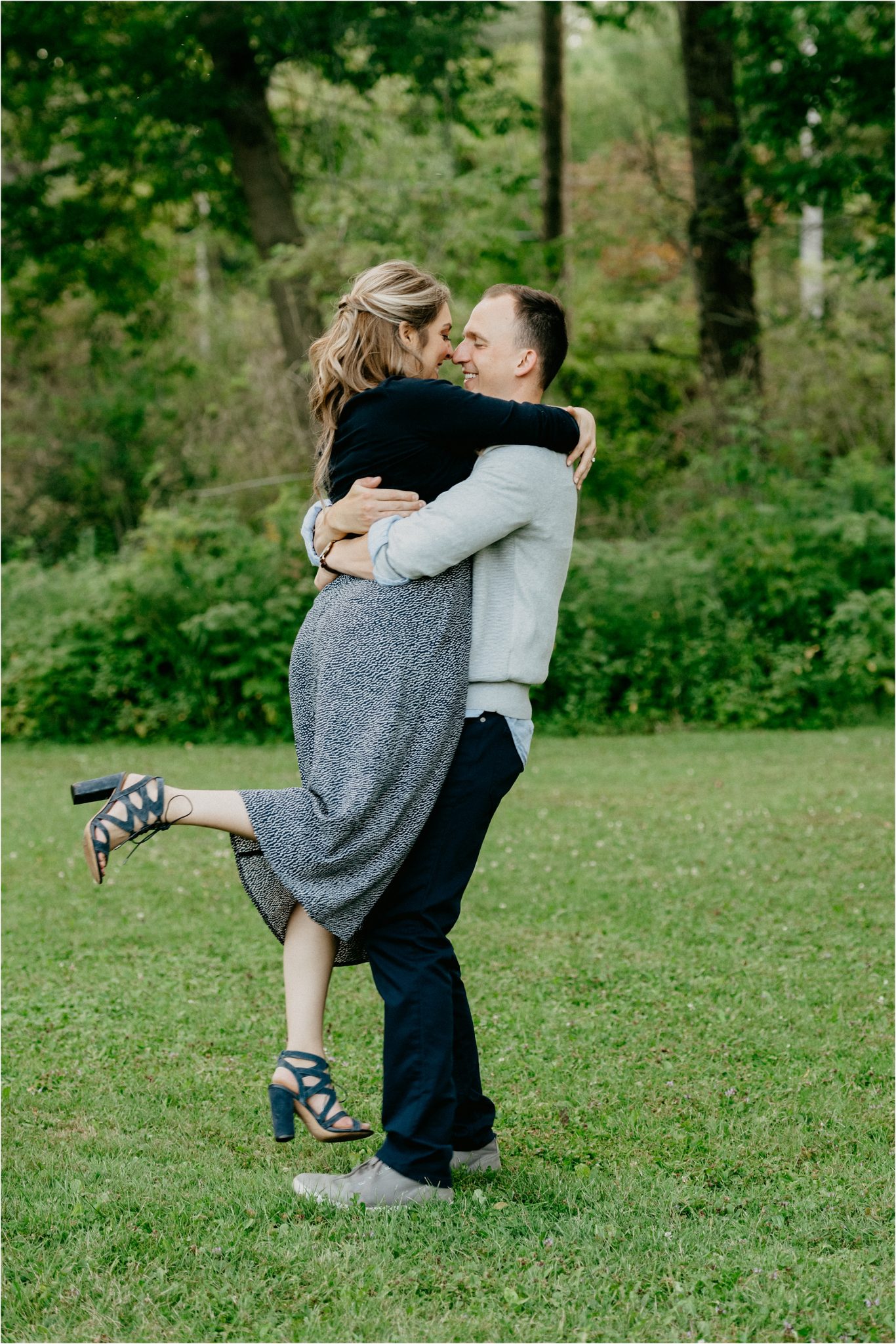 doctors park engagement session