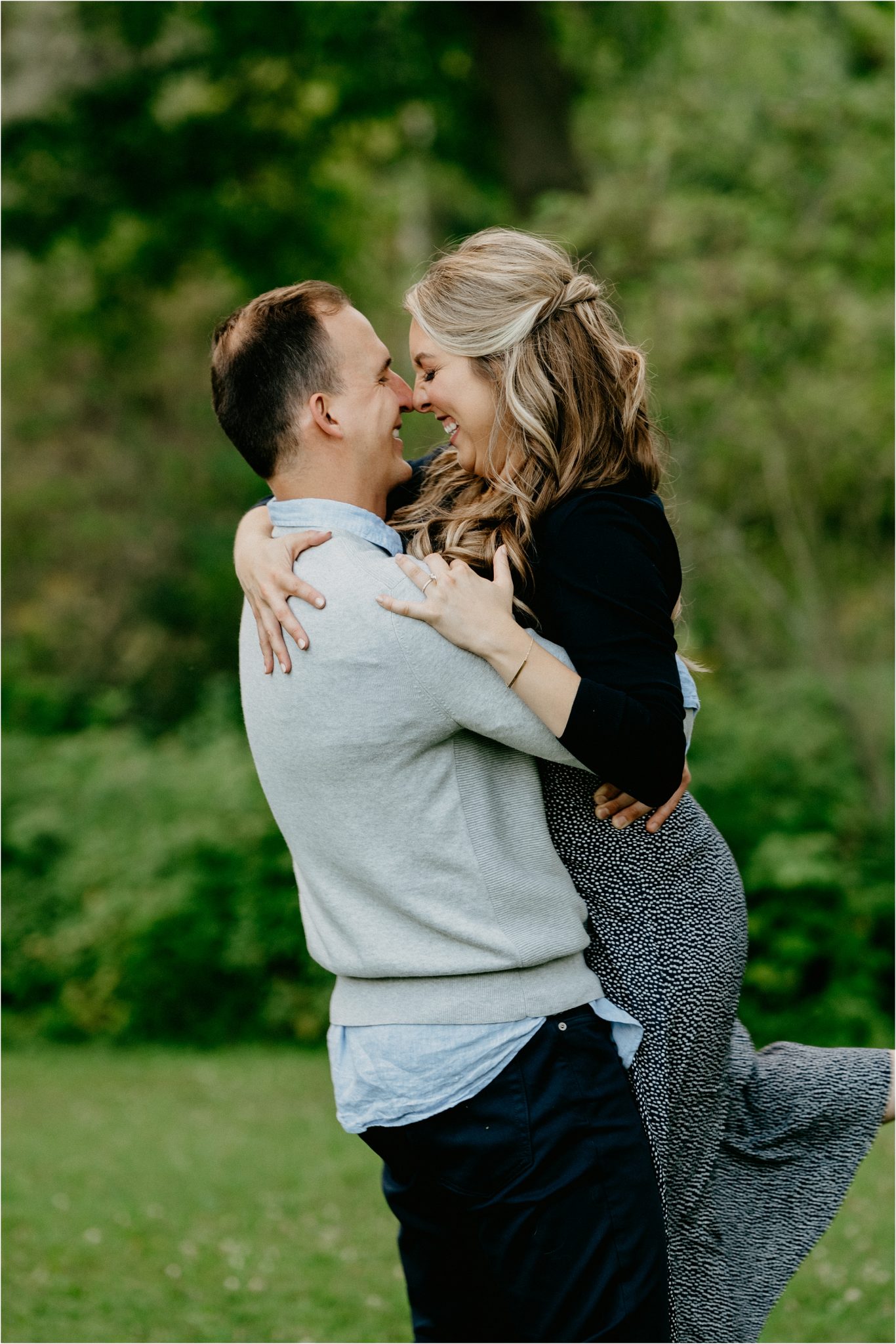 doctors park engagement session