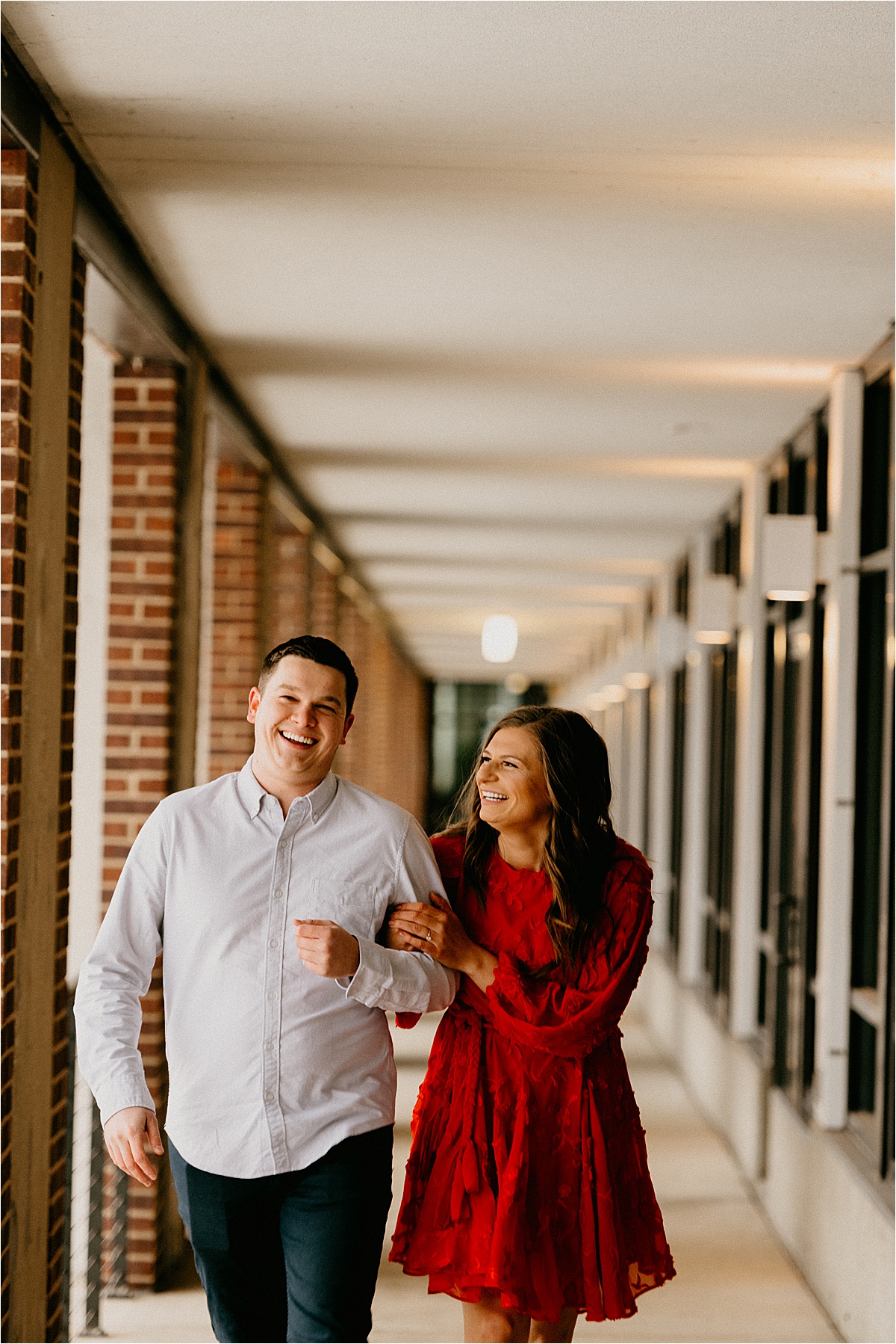 third ward Milwaukee engagement photography