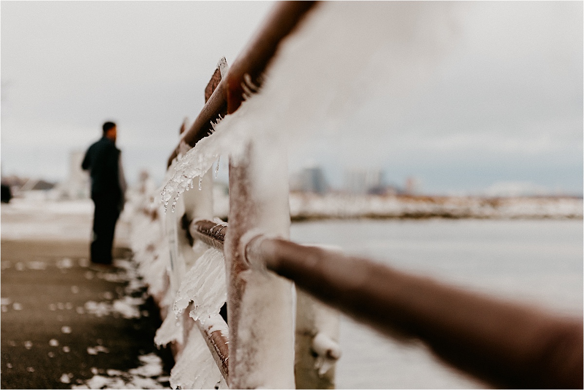 third ward Milwaukee Wisconsin engagement photos