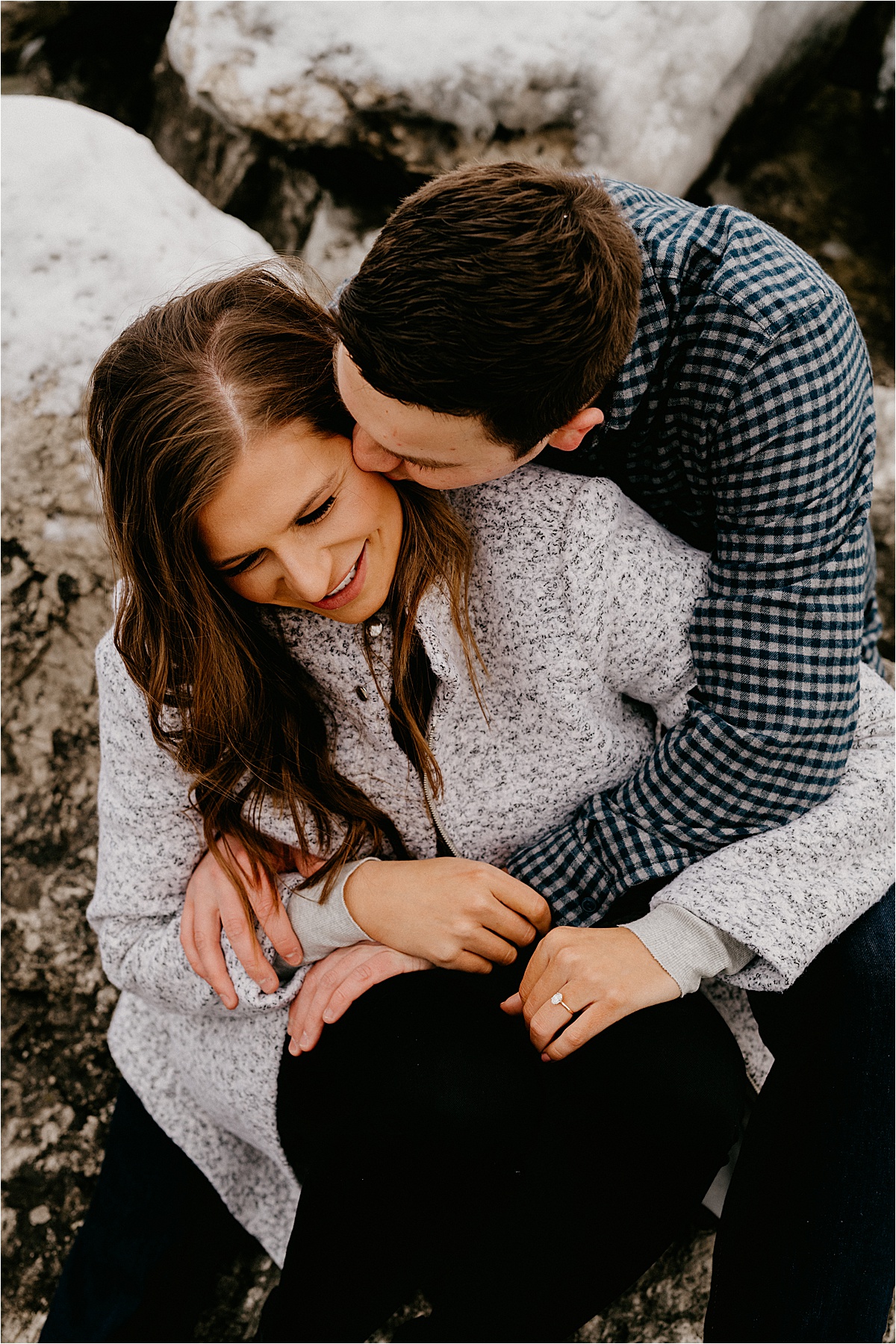 third ward Milwaukee Wisconsin engagement photos