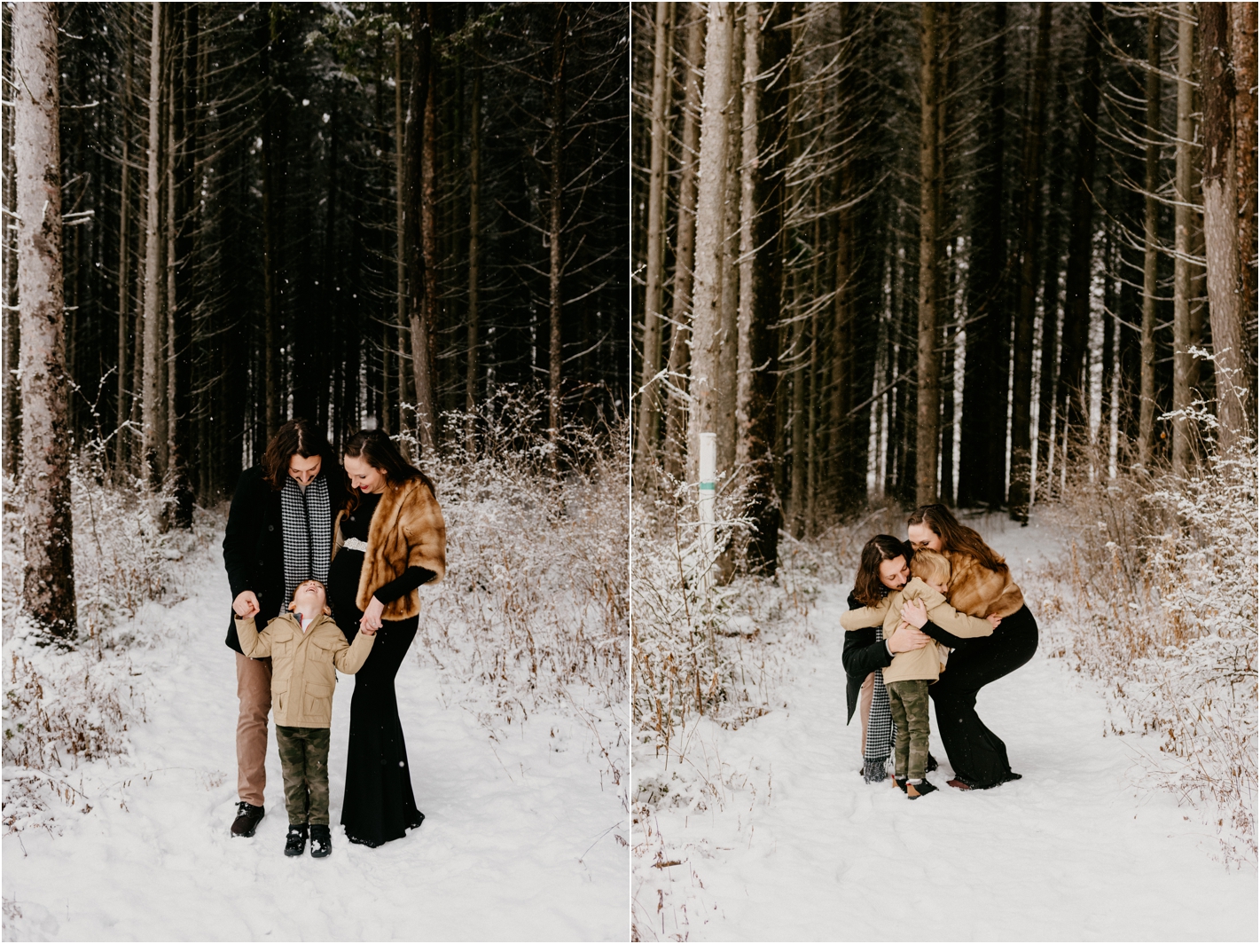winter family photographer
