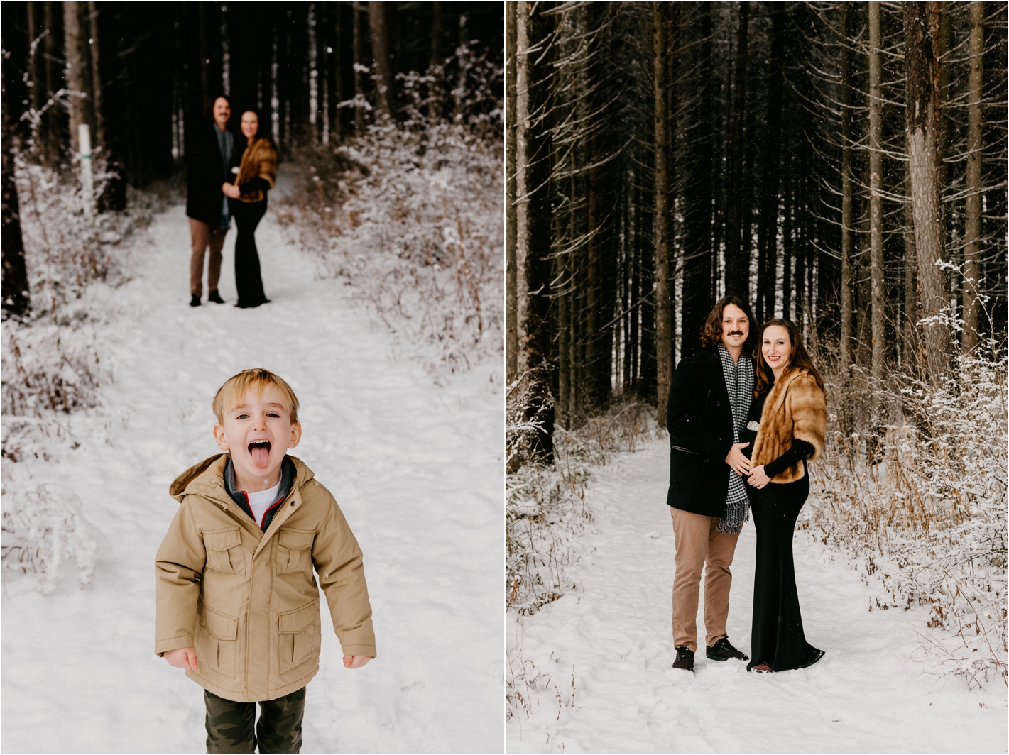 winter family photographer