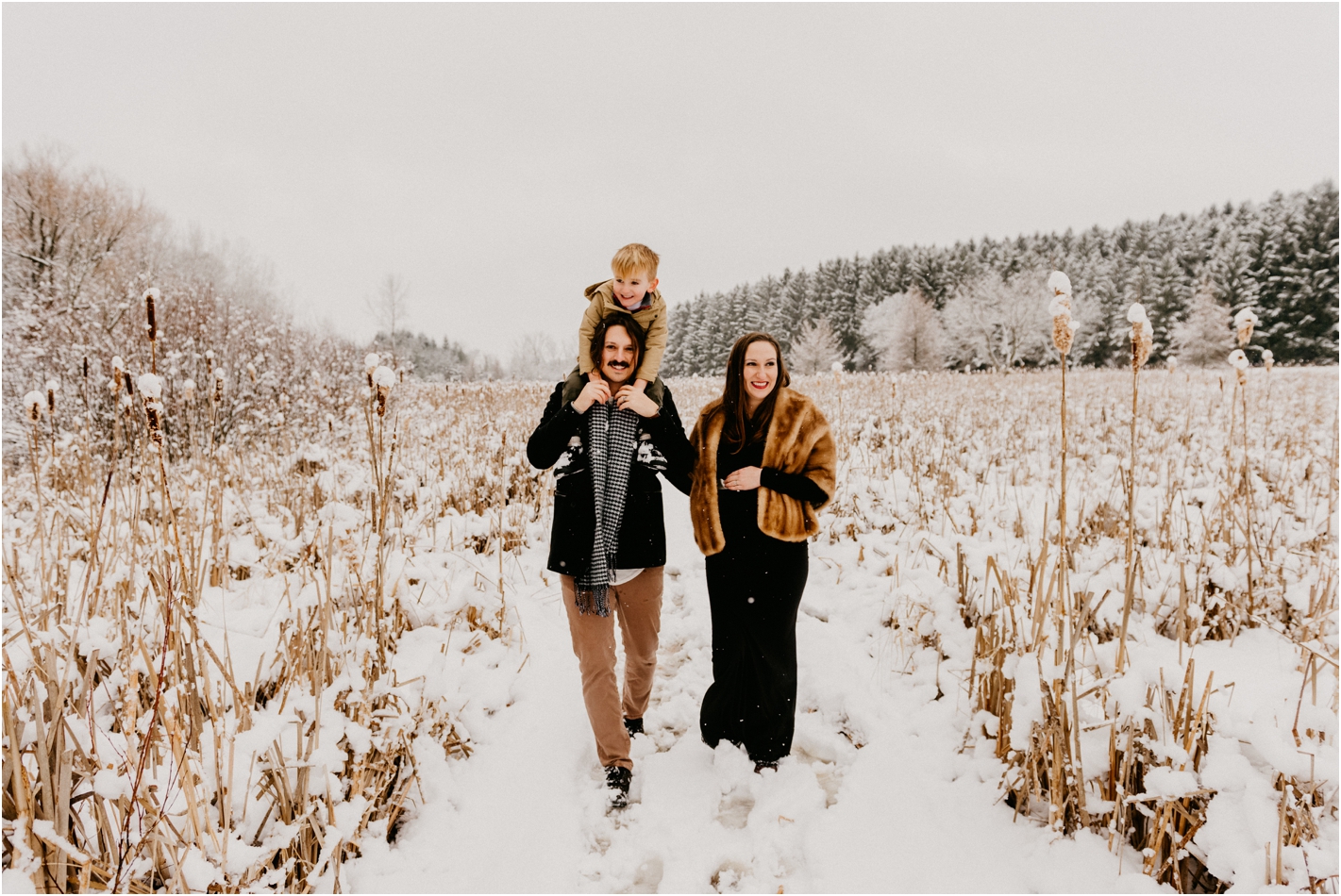 winter family photos