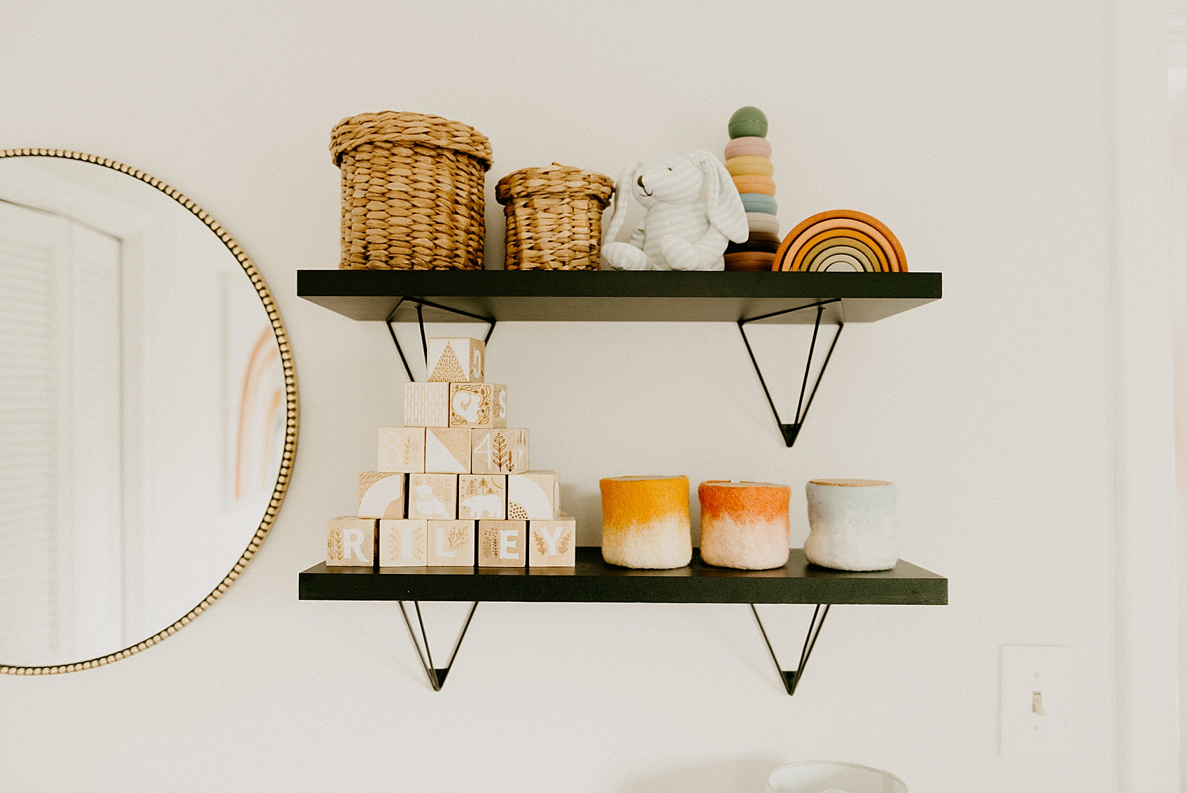 mid century modern nursery