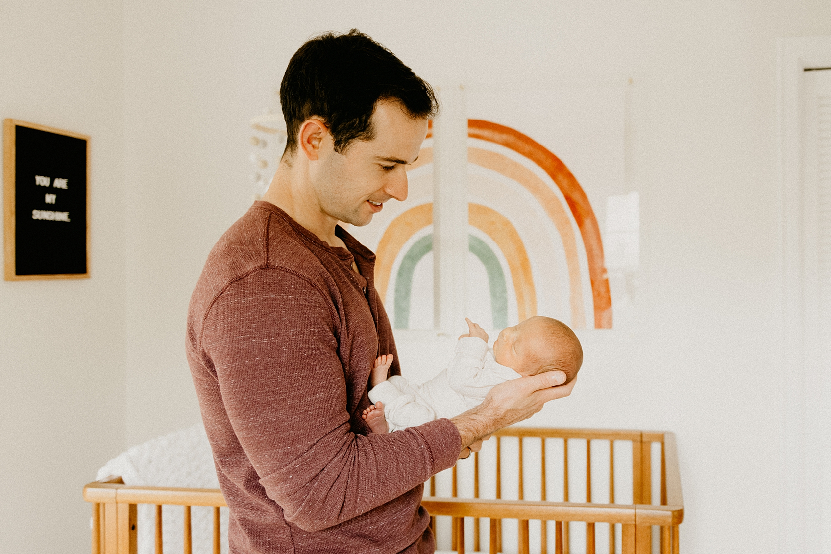 at home newborn photography