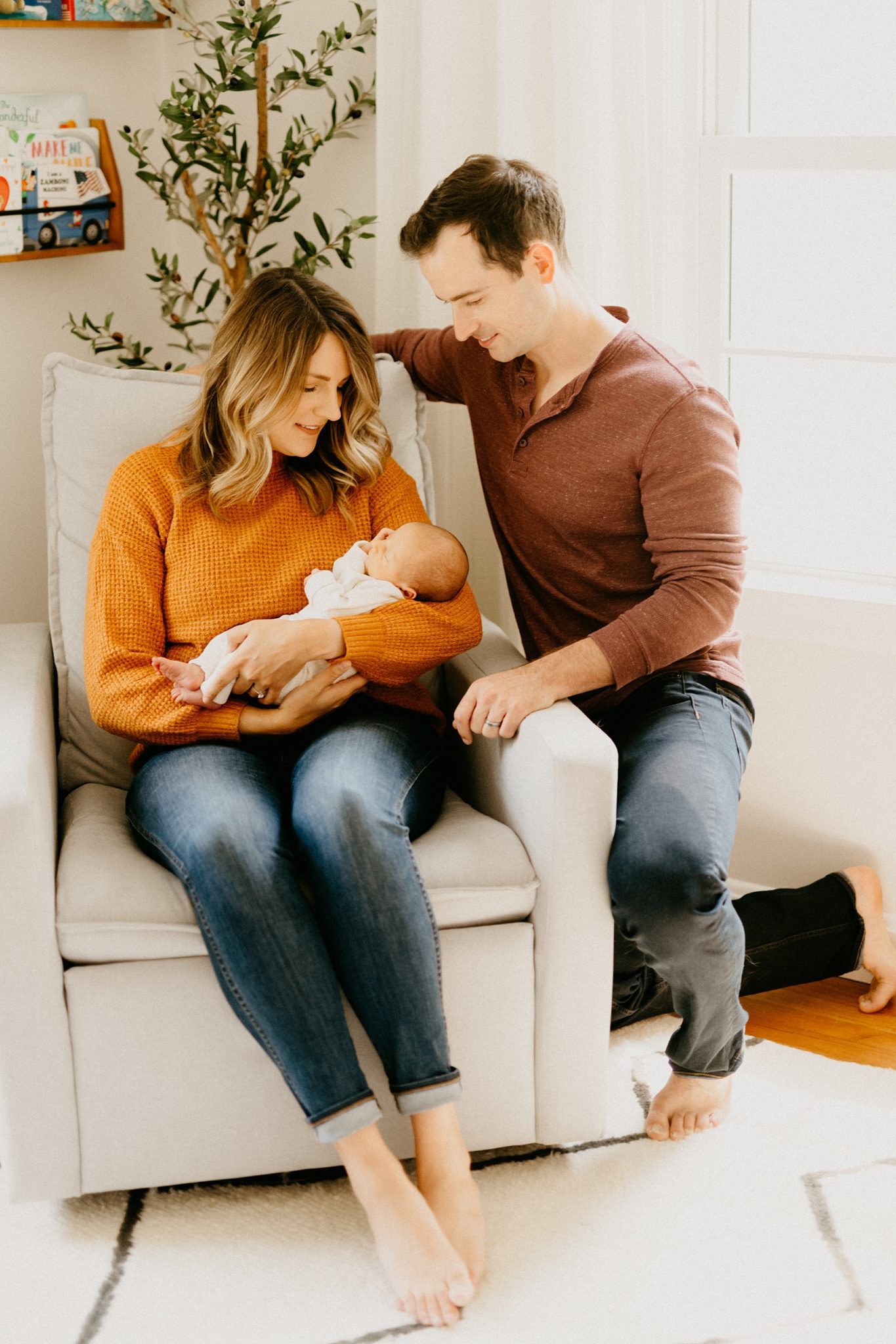 at home newborn photography