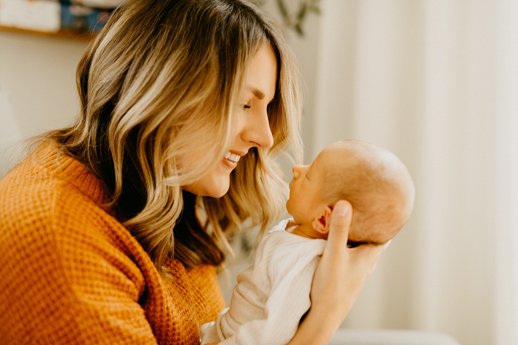 at home newborn photography