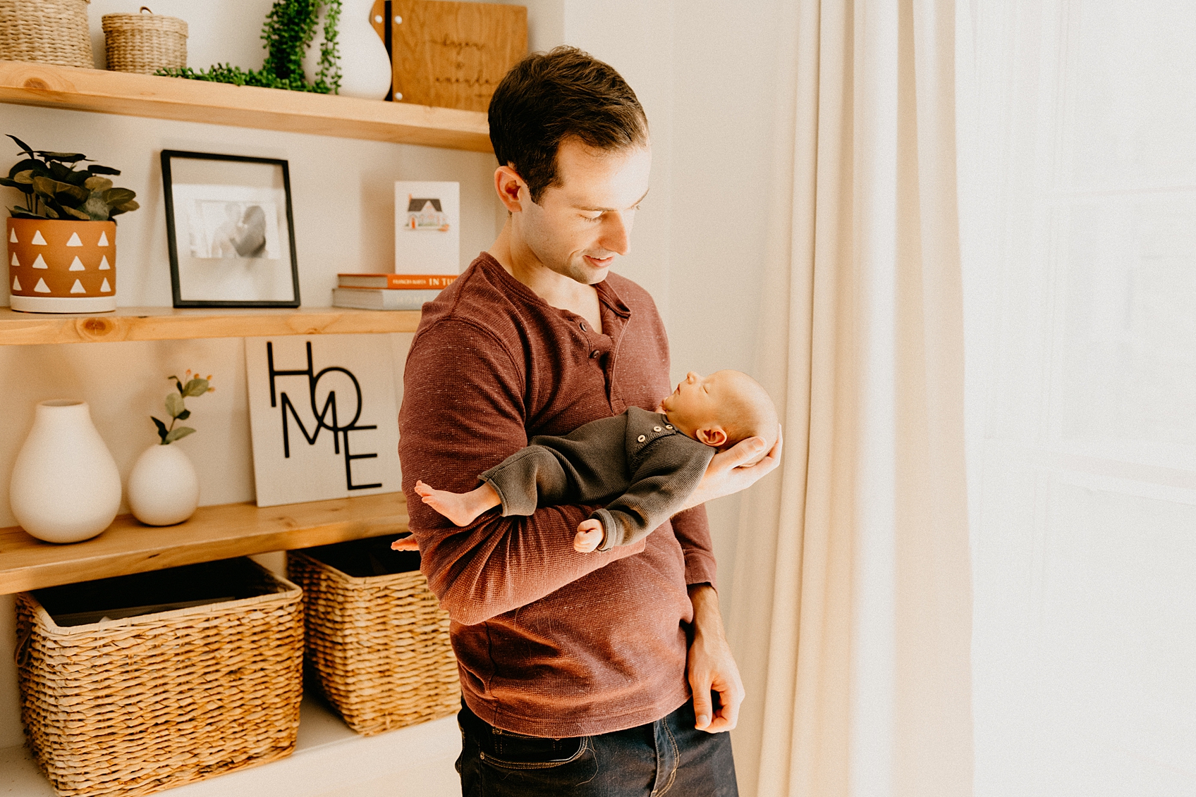 at home newborn photography
