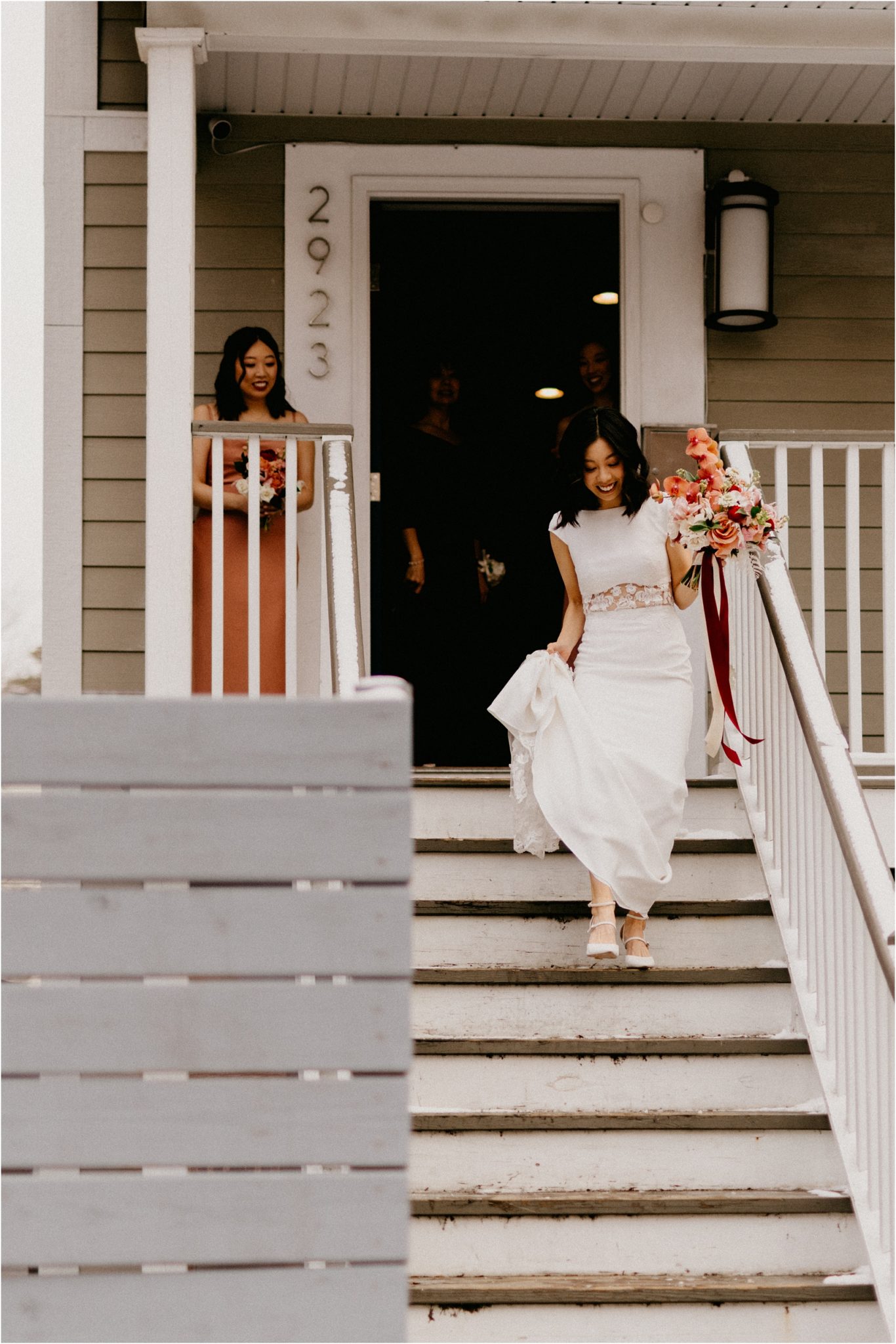 Chicago wedding first look