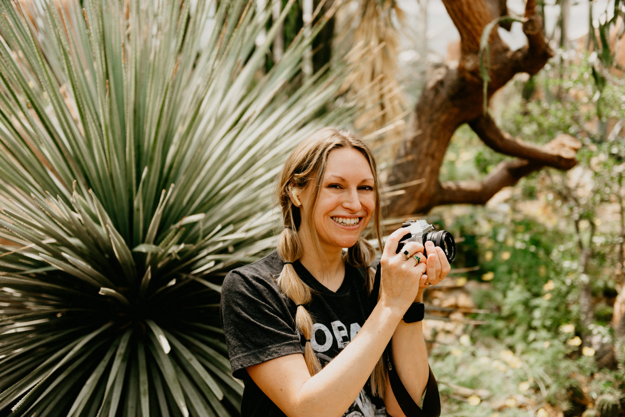 girl smiling at camera