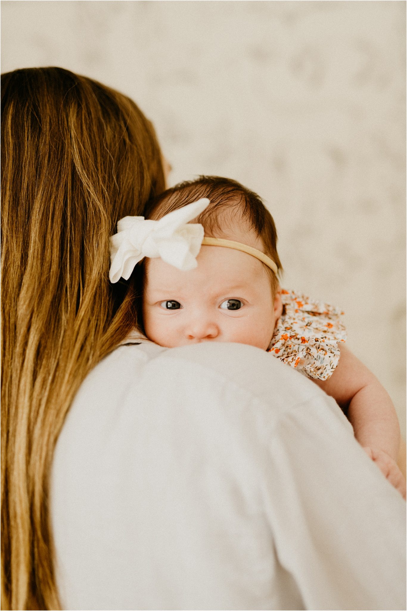 baby looking at the camera