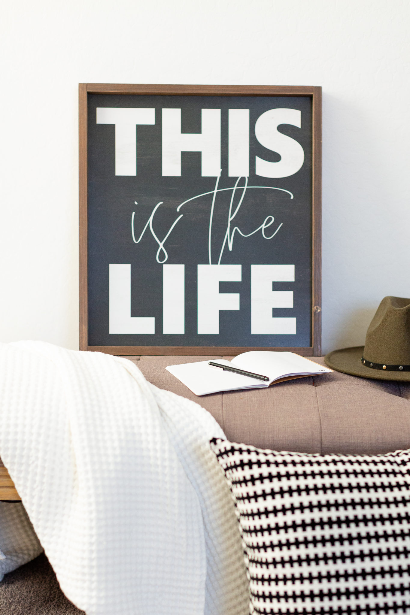 this is the life poster in bedroom